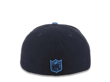 Load image into Gallery viewer, Los Angeles Chargers New Era NFL 59FIFTY 5950 Fitted Cap Hat Navy Blue Crown Sky Blue Visor Team Color Large/Big Logo OS Felt