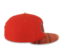 Load image into Gallery viewer, San Francisco New Era NFL 59FIFTY 5950 Fitted Cap Hat Red Crown Red Design Visor Team Color Logo Fair Isle