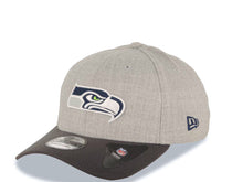 Load image into Gallery viewer, Seattle Seahawks New Era NFL 59FIFTY 5950 Fitted Cap Hat Gray Crown Dark Gray Visor Team Color Logo