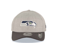 Load image into Gallery viewer, Seattle Seahawks New Era NFL 59FIFTY 5950 Fitted Cap Hat Gray Crown Dark Gray Visor Team Color Logo