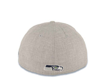 Load image into Gallery viewer, Seattle Seahawks New Era NFL 59FIFTY 5950 Fitted Cap Hat Gray Crown Dark Gray Visor Team Color Logo