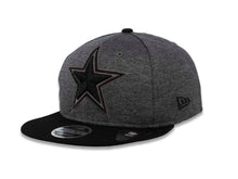 Load image into Gallery viewer, Dallas Cowboys New Era NFL 9FIFTY 950 Snapback Shadow Tech Cap Hat Dark Gray Crown Black Visor Black/Gray XL Logo