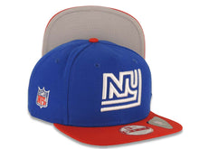 Load image into Gallery viewer, New York Giants New Era NFL 9FIFTY 950 Original Fit Snapback Cap Hat Royal Blue Crown Red Visor White Logo
