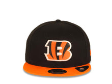 Load image into Gallery viewer, Cincinnati Bengals New Era NFL 9FIFTY 950 Snapback Cap Hat Black Crown Orange Visor Team Color Logo