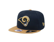 Load image into Gallery viewer, (Youth) Los Angeles Rams New Era NFL 9FIFTY 950 Snapback Cap Hat Navy Crown White Visor Navy/White Logo