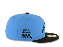 Load image into Gallery viewer, Los Angeles Chargers New Era NFL 59FIFTY 5950 Fitted Inspire Cap Hat Sky Blue Crown Black Visor Sky Blue Logo