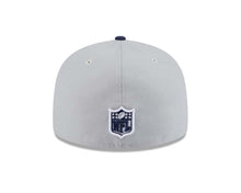 Load image into Gallery viewer, Las Vegas Raiders New Era 59FIFTY 5950 Fitted Cap Hat Gray Crown Navy Blue Visor Navy Blue/White Logo (2-Tone Color Pack)