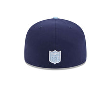 Load image into Gallery viewer, (Youth) Los Angeles Chargers New Era NFL 59FIFTY 5950 Kid Fitted Cap Hat Navy Blue Crown Light Blue Visor White/Light Blue Logo (2-Tone Color Pack)