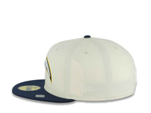 Load image into Gallery viewer, Los Angeles Chargers New Era NFL 59FIFTY 5950 Fitted Cap Hat Chrome White Crown Navy Visor Team Color Logo Probowl 2004 Side Patch Grey UV