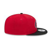 Load image into Gallery viewer, San Francisco 49ers New Era NFL 9FIFTY 950 Snapback Cap Hat Red Crown Black Visor Team Color Logo Gray UV