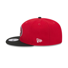 Load image into Gallery viewer, San Francisco 49ers New Era NFL 9FIFTY 950 Snapback Cap Hat Red Crown Black Visor Team Color Logo Gray UV