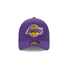 Load image into Gallery viewer, Los Angeles Lakers New Era NBA 9FORTY 940 Adjustable A-Frame Cap Hat Purple Crown/Visor Team Color Logo Gray UV