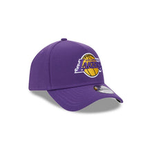 Load image into Gallery viewer, Los Angeles Lakers New Era NBA 9FORTY 940 Adjustable A-Frame Cap Hat Purple Crown/Visor Team Color Logo Gray UV