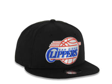 Load image into Gallery viewer, San Diego Clippers New Era NBA 9FIFTY 950 Snapback Cap Hat Black Crown/Visor Team Color Logo Gray UV