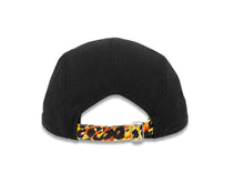 Load image into Gallery viewer, Chicago Bulls New Era NBA Adjustable Cap Hat Black Crown Yellow/Orange/Black Leopard Visor White/Black Logo (5 Panel)