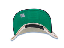 Load image into Gallery viewer, Utah Jazz Mitchell & Ness NBA Snapback Hardwood Classics Cap Hat Cream Crown Black Visor Team Color Logo