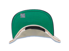 Load image into Gallery viewer, San Antonio Spurs Mitchell & Ness NBA Snapback Hardwood Classics Cap Hat Cream Crown Black Visor Team Color Logo