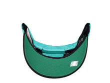 Load image into Gallery viewer, San Antonio Spurs Mitchell & Ness NBA Snapback Flex Cap Hat Teal Crown Black Visor Team Color Logo