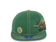 Load image into Gallery viewer, Boston Celtics Addidas NBA Fitted Cap Hat Green Crown/Visor Black/Gold Text Logo
