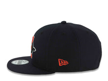 Load image into Gallery viewer, San Diego State Aztecs New Era NCAA 9FIFTY 950 Snapback Cap Hat Black Crown/Visor Team Color Logo 2023 Final Four Houston Side Patch Gray UV