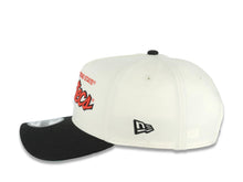 Load image into Gallery viewer, San Diego State Aztecs New Era NCAA 9FORTY 940 Adjustable A-Frame Cap Hat Cream Crown Black Visor Red/Black Text/Script Logo Crest Side Patch Green UV