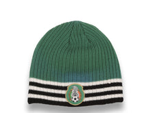 Load image into Gallery viewer, Mexico Soccer Adidas No Cuffed Beanie/Knit Green/White/Black Crown/Visor Team Color Logo