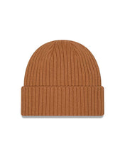 Load image into Gallery viewer, San Diego Padres New Era MLB Cuffed Knit Beanie Hat Light Brown Crown/Visor Yellow Logo
