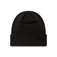 Load image into Gallery viewer, New York Yankees New Era MLB Cuffed Knit Beanie Hat Black Crown/Visor Purple Logo