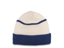 Load image into Gallery viewer, Indianapolis Colts New Era NFL Cuffed Block Knit Beanie Hat White/Royal Blue Crown/Visor White Logo
