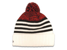 Load image into Gallery viewer, Chicago Bulls New Era NBA Cuffed Pom Beanie/Knit Hat Black/Red/White Crown/Visor Team Color Logo (Snow Fall)