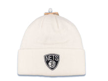 Load image into Gallery viewer, Brookyn Nets Basic Cuffed Beanie/Knit White Crown/Visor Team Color Logo