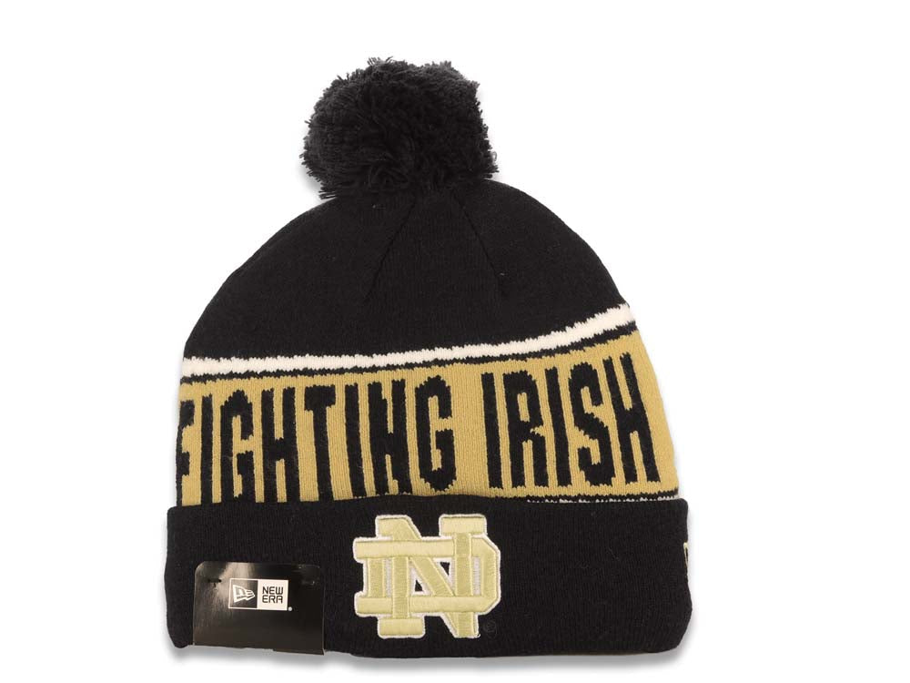 Notre Dame Fighting Irish New Era Cuffed Pom Chant Beanie/Knit Hat