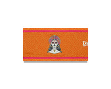 Load image into Gallery viewer, San Diego Padres New Era MLB Orange/Pink Headband With La Catrina Logo (2026 City Connect 2.0)