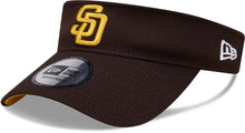 Load image into Gallery viewer, San Diego Padres New Era MLB VSR Brown Visor/Crown Yellow Logo Yellow UV (Game Day)