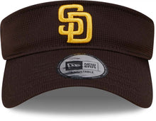 Load image into Gallery viewer, San Diego Padres New Era MLB VSR Brown Visor/Crown Yellow Logo Yellow UV (Game Day)
