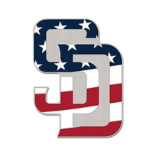 Load image into Gallery viewer, San Diego Padres WinCraft MLB USA Flag Lapel Pin