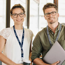 Load image into Gallery viewer, New York Yankees WinCraft MLB 2-Tone Navy Blue/Gray Lanyard With Detachable Buckle