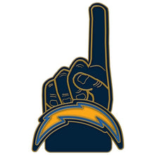 Load image into Gallery viewer, Los Angeles Chargers WinCraft NFL #1 Fan Lapel Pin