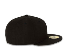 Load image into Gallery viewer, Washington Nationals New Era MLB 59FIFTY 5950 Fitted Cap Hat Black Crown/Visor Flawless Small Black/White Logo
