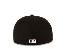 Load image into Gallery viewer, Washington Nationals New Era MLB 59FIFTY 5950 Fitted Cap Hat Black Crown/Visor Flawless Small Black/White Logo