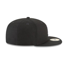 Load image into Gallery viewer, Los Angeles Dodgers New Era MLB 59Fifty 5950 Fitted Cap Hat Black Crown/Visor White Logo