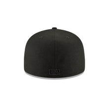 Load image into Gallery viewer, Los Angeles Dodgers New Era MLB 59Fifty 5950 Fitted Cap Hat All Black Crown/Visor Black Logo