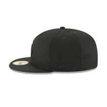 Load image into Gallery viewer, Los Angeles Dodgers New Era MLB 59Fifty 5950 Fitted Cap Hat All Black Crown/Visor Black Logo