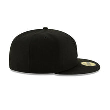 Load image into Gallery viewer, San Diego Padres New Era MLB 59Fifty 5950 Fitted Cap Hat All Black Crown/Visor Black Logo