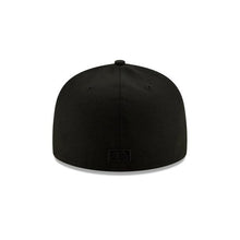 Load image into Gallery viewer, San Diego Padres New Era MLB 59Fifty 5950 Fitted Cap Hat All Black Crown/Visor Black Logo
