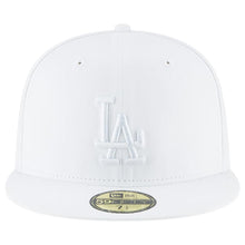 Load image into Gallery viewer, Los Angeles Dodgers New Era MLB 59Fifty 5950 Fitted Cap Hat All White Crown/Visor White Logo