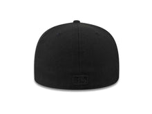Load image into Gallery viewer, Houston Astros New Era MLB 59Fifty 5950 Fitted Cap Hat All Black Crown/Visor Black Logo