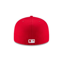 Load image into Gallery viewer, Los Angeles Dodgers New Era MLB 59Fifty 5950 Fitted Cap Hat Red Crown/Visor White Logo