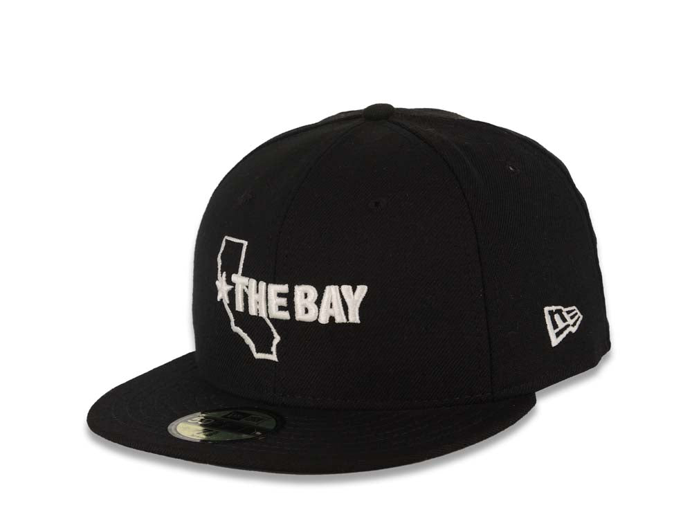 San Francisco Bay Area New Era 59FIFTY 5950 Fitted Cap Hat Black