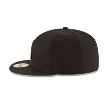 Load image into Gallery viewer, Oakland Athletics New Era MLB 59FIFTY 5950 Fitted Cap Hat Black Crown/Visor Black Logo